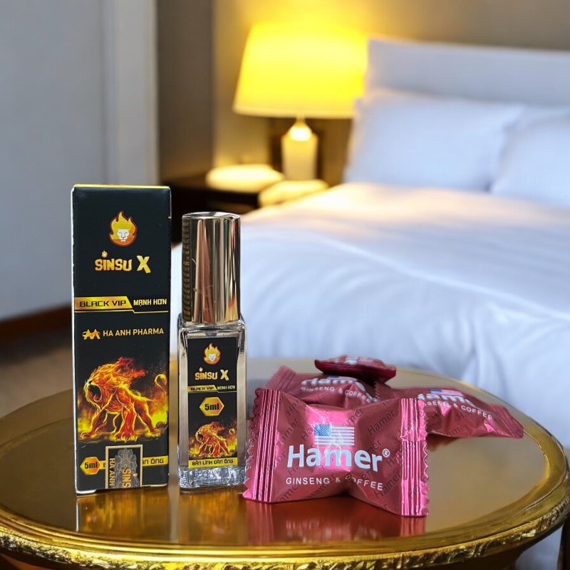Sìn Sú X Black VIP 5ml Dạng Xịt – Kéo Dài Quan Hệ Tức Thì