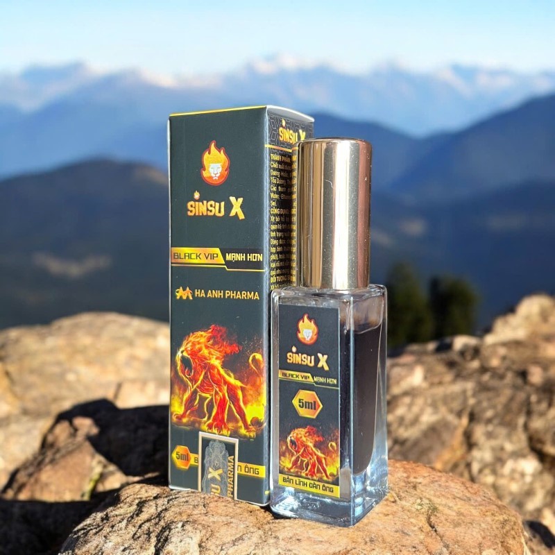 Sìn Sú X Black VIP 5ml Dạng Xịt – Kéo Dài Quan Hệ Tức Thì