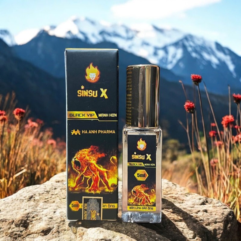 Sìn Sú X Black VIP 5ml Dạng Xịt – Kéo Dài Quan Hệ Tức Thì