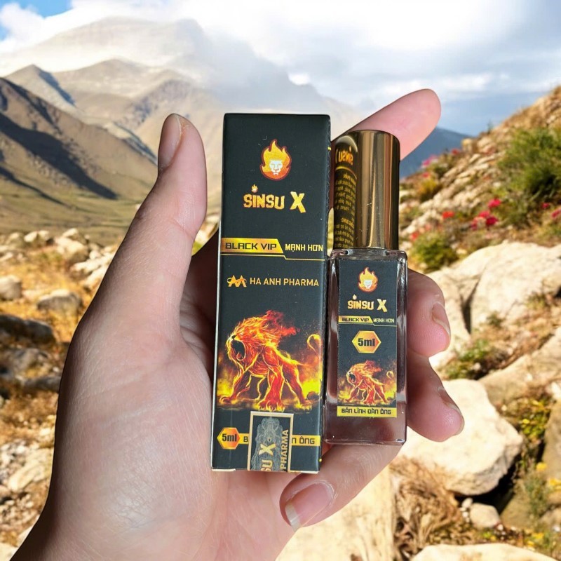 Sìn Sú X Black VIP 5ml Dạng Xịt – Kéo Dài Quan Hệ Tức Thì