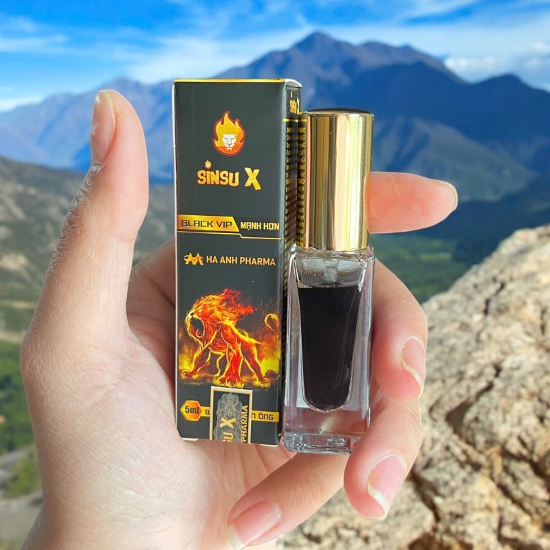 Sìn Sú X Black VIP 5ml Dạng Xịt – Kéo Dài Quan Hệ Tức Thì