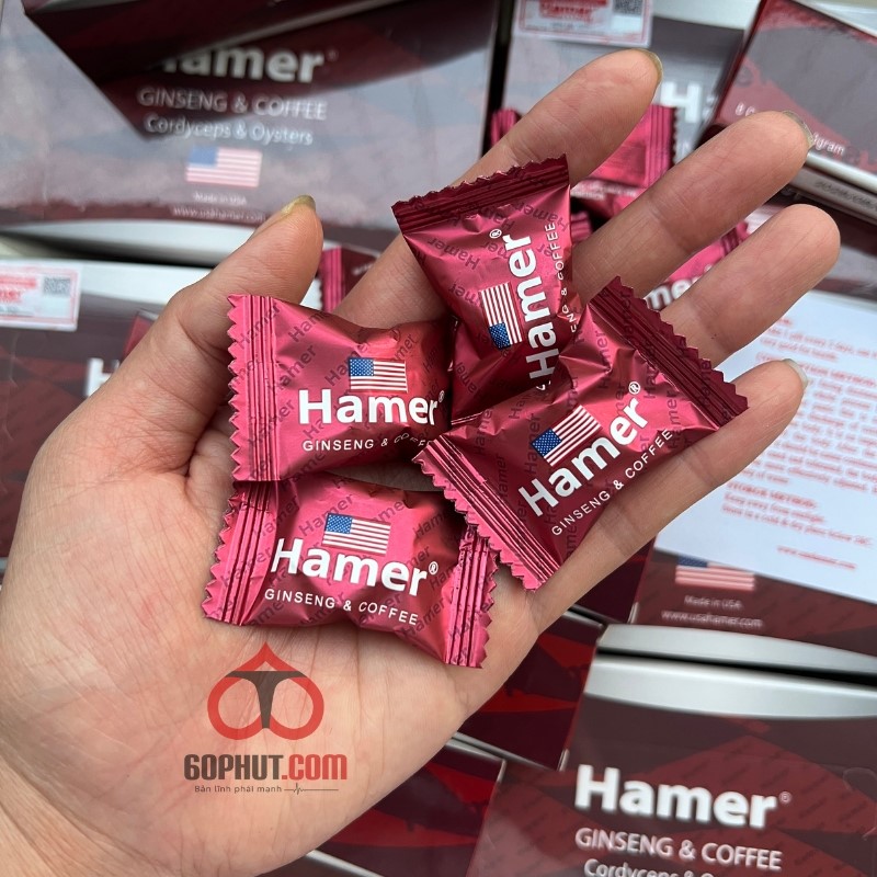 Kẹo Sâm Hamer Chính Hãng Mỹ – Giải Pháp Ngậm Tăng Ham Muốn Cường Dương Hiệu Quả 1 Viên Duy Nhất