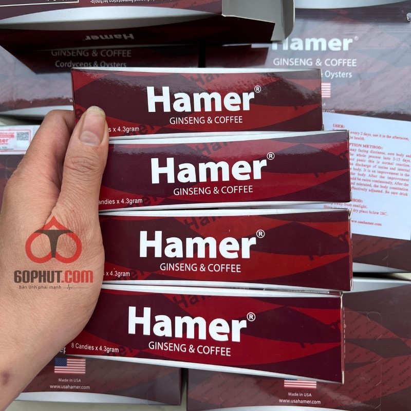 Kẹo Sâm Hamer Chính Hãng Mỹ – Giải Pháp Ngậm Tăng Ham Muốn Cường Dương Hiệu Quả 1 Viên Duy Nhất