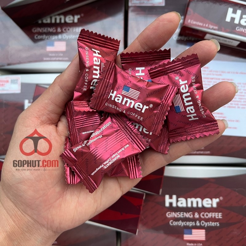Kẹo Sâm Hamer Chính Hãng Mỹ – Giải Pháp Ngậm Tăng Ham Muốn Cường Dương Hiệu Quả 1 Viên Duy Nhất